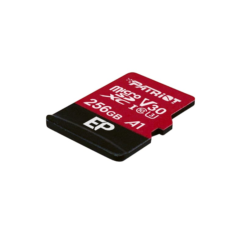 Patriot EP V30 A1 256GB Micro SDXC Card + Adapter - Blackview